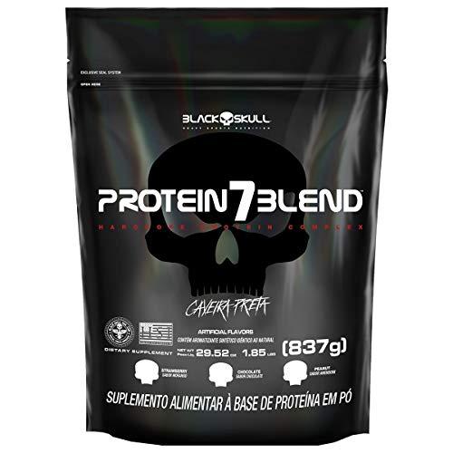 Protein 7 Blend - 837g Refil Strawberry - Black Skull, Black Skull