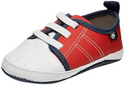 Sapato Casual Np flt, Molekinho, Criança Unissex, Vermelho/Branco, 5