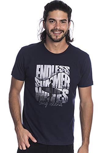 Camiseta Endless, Long Island, Masculino, Azul Marinho, GG