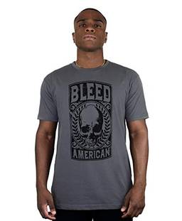 Camiseta Caeser, Bleed American, Masculino, Chumbo, P