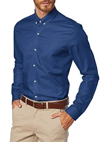 Camisa Regular Fit, Lacoste, Masculino, Azul Marinho, 44