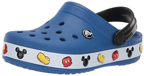 Sandália FunLab Crocband Mickey & Minnie Kids, Crocs, Criança Unissex, Blue Jean, 28