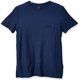 Camiseta, Replay, Masculino, Azul Carbono, M