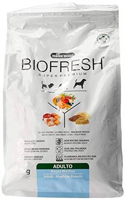 A Ração Hercosul Biofresh para Cães Adultos de Raças Médias Biofresh Para Todas Médio Adulto, 3kg