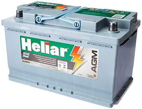 Bateria Automotiva 80Ah Ac.El.Ag80Kd U/C Heliar Agm Plus