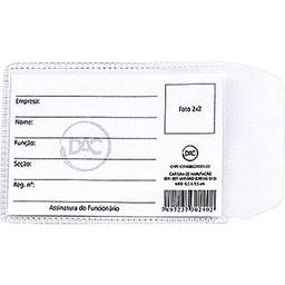 DAC 32, Porta Documento, para Cnh com Aba, 7 x 10.5 cm, Multicor, Pacote de 100