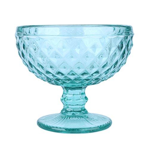 Conjunto 6 Taças de Vidro Lyor Azul Tiffany