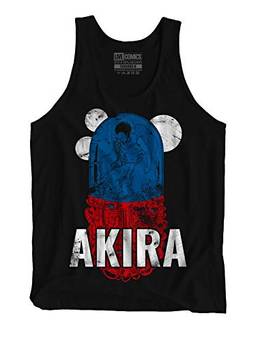 Regata camiseta masculina Akira Anime Anos 80 Camisa preta tamanho:P;cor:preto