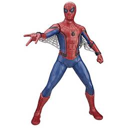 Spider-Man Boneco Figura de Ação Homem Aranha Eletrônico Vermelho/Azul/Cinza 16"