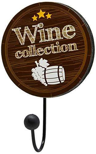 Cabideiros 10cmx16cm Wine Collection Kapos Multicor