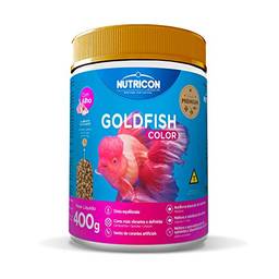 Ração Nutricon Goldfish Color 400g Nutricon Para Todos Os Tipos de Peixe Médio Todas As Fases,