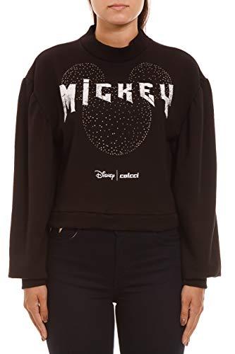 Blusa de Moletom Disney: Mickey, Colcci, feminino, Preto, G