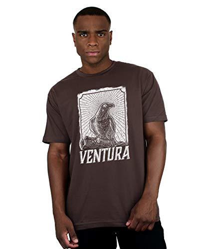 Camiseta Crow, Ventura, Masculino, Marrom, M