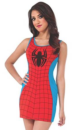 Vestido Tubo Rubies Costume Company Inc Spider-girl Multicor