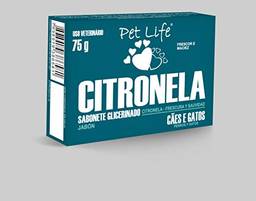 Sabonete Pet Life Citronela Cães e Gatos 75g