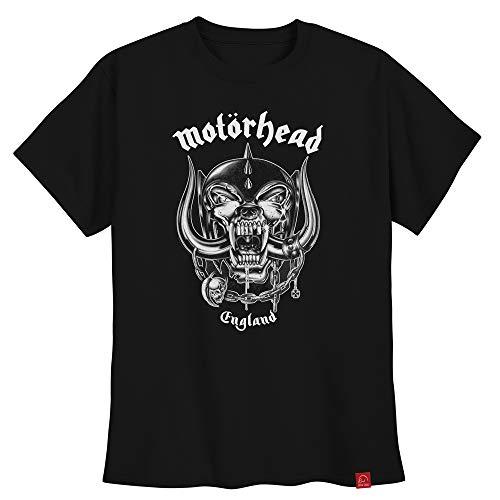 Camiseta Motorhead England Camisa Banda Hardrock Heavy Metal XGG