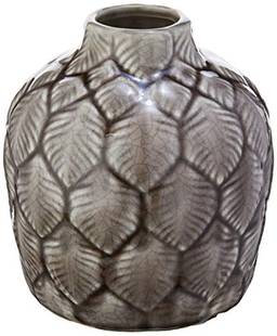 Peron Vaso 15 * 13cm Ceramica Marrom Cn Gs Internacional Único