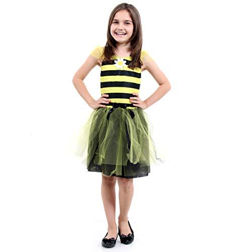 Fantasia Abelha Dress Up Infantil Sulamericana Fantasias Preto/Amarelo M 6/8 Anos