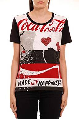 Camiseta Estampada, Coca-Cola Jeans, Feminino, Preto, M