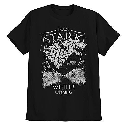 Camiseta Game Of Thrones Camisa Casa Stark Winter Is Coming M
