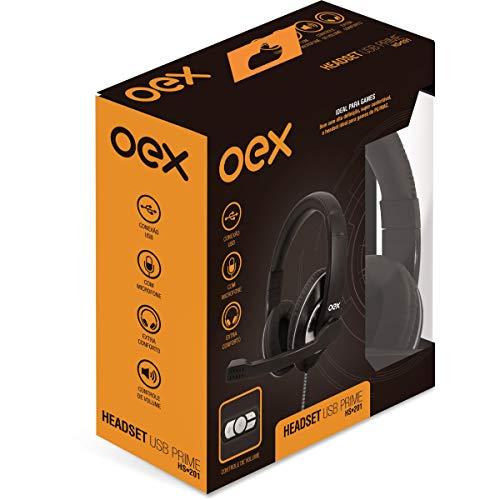 Headset Gamer Fone C/ Microfone E Controle Volume Oex Hs201
