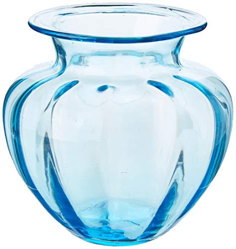 Portofino Vaso 12cm Vidro Azul Clar Cn Gs Internacional Único