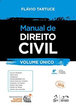 Manual de direito civil - Volume único