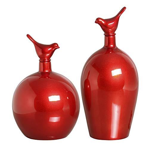 Duo Pote Monaco/lisboa T. Passaro Ceramicas Pegorin Vermelho