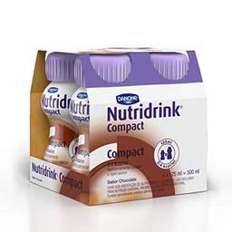 Nutridrink Compact Chocolate Danone Nutricia com 4 unidades de 125ml
