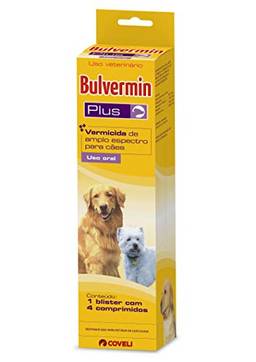 Bulvermin Blister 30 Unidades Coveli para Cães