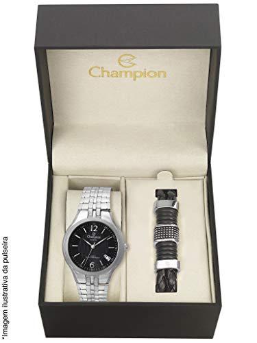 Relógio Champion Masculino com calendário kit com pulseira CA20625C