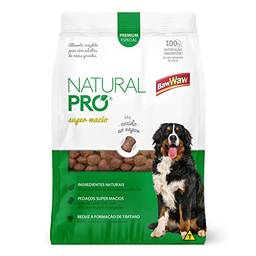 Baw Waw Natural Pró Alimento Super Macio  Para Cães Adulto - 12x400g