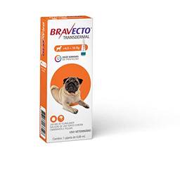 Antipulgas e Carrapatos Bravecto MSD para Cães de 4,5 a 10 kg - 1 Pipeta de 0,89ml