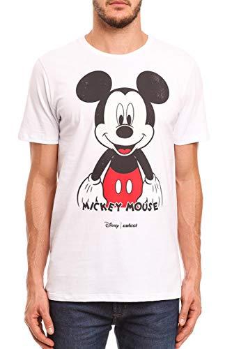 Camiseta Disney: Mickey Mouse, Colcci, Masculino, Branco, G