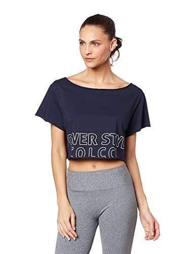 Camiseta Fitness, Colcci Fitness, Feminino, Azul (Azul Life), PP
