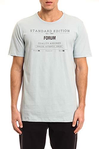 Camiseta Estampada, Forum, Masculino, Verde Dope Blue, GG