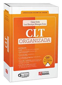 CLT Organizada - Legislação Exame de Ordem