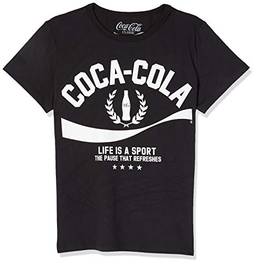 Camiseta Aroma Estampada, Coca-Cola Jeans, Feminino, Preto, GG