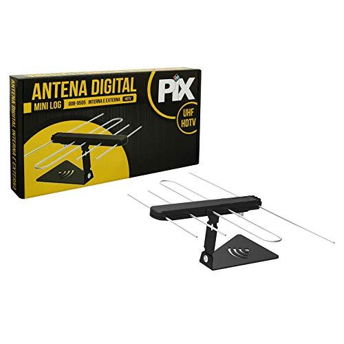 Antena Interna/Externa Hdtv Digital Para Parede, Pix, 008-9505
