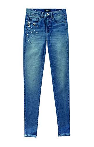 Calça Jeans Super Skinny, Malwee, Feminino, Azul Claro, 40