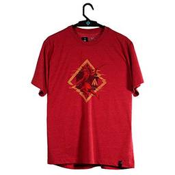 Camiseta Odyssey Alexios, Assassin´s Creed, Masculino, Vermelho Mescla, P