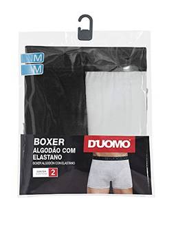 Kit com 2 Cuecas Boxer , Duomo, Masculino, Branco, G
