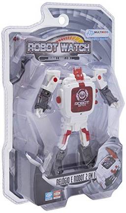 Robot Watch Relógio + Robô Sortido Alimentação por 1 Bateria AG13 Indicado para +4 Anos Multikids - BR498