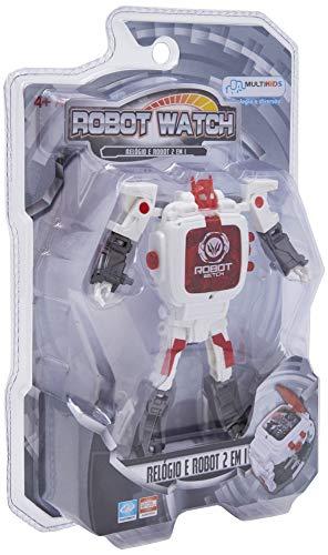Robot Watch Relógio + Robô Sortido Alimentação por 1 Bateria AG13 Indicado para +4 Anos Multikids - BR498