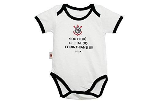 Body , Rêve D'or Sport, Bebê Unissex, Branco/Preto, G