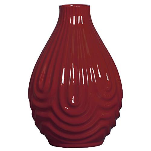 Vaso Vibrações Grande Ceramicas Pegorin Marsala