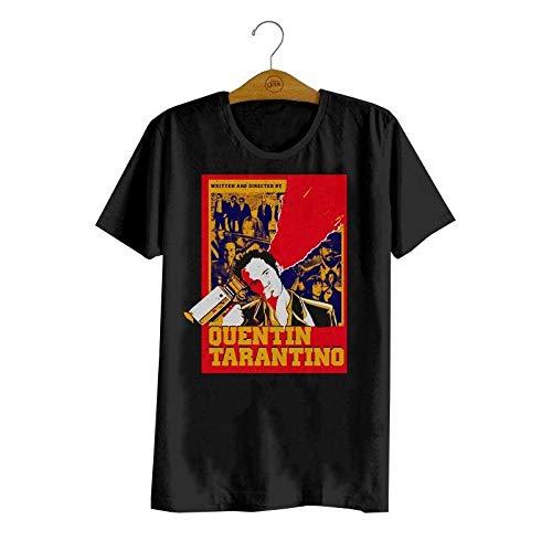 Camiseta Tarantino, Studio Geek, Adulto Unissex, Preto, P