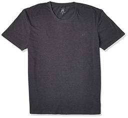 JAB Camiseta Básica Gola Careca Masculino, Tam XG, Mescla Escuro