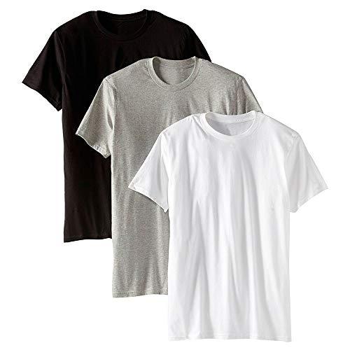 Kit com 3 Camisetas Básicas Masculina Algodão (Colors, P)