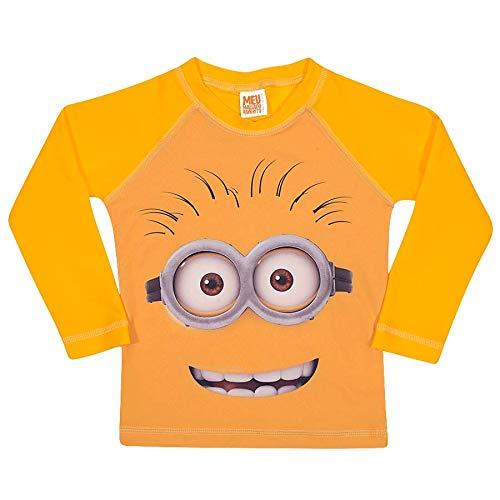 TipTop Camiseta Praia Manga Curta Meu Malvado Favorito Amarelo, 4